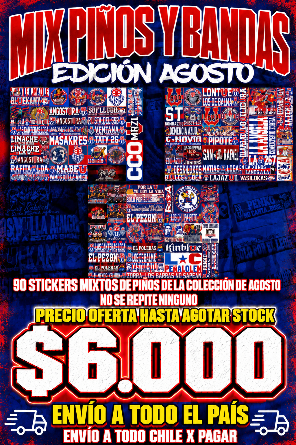 MIX PIÑOS Y BANDAS - EDICIÓN AGOSTO