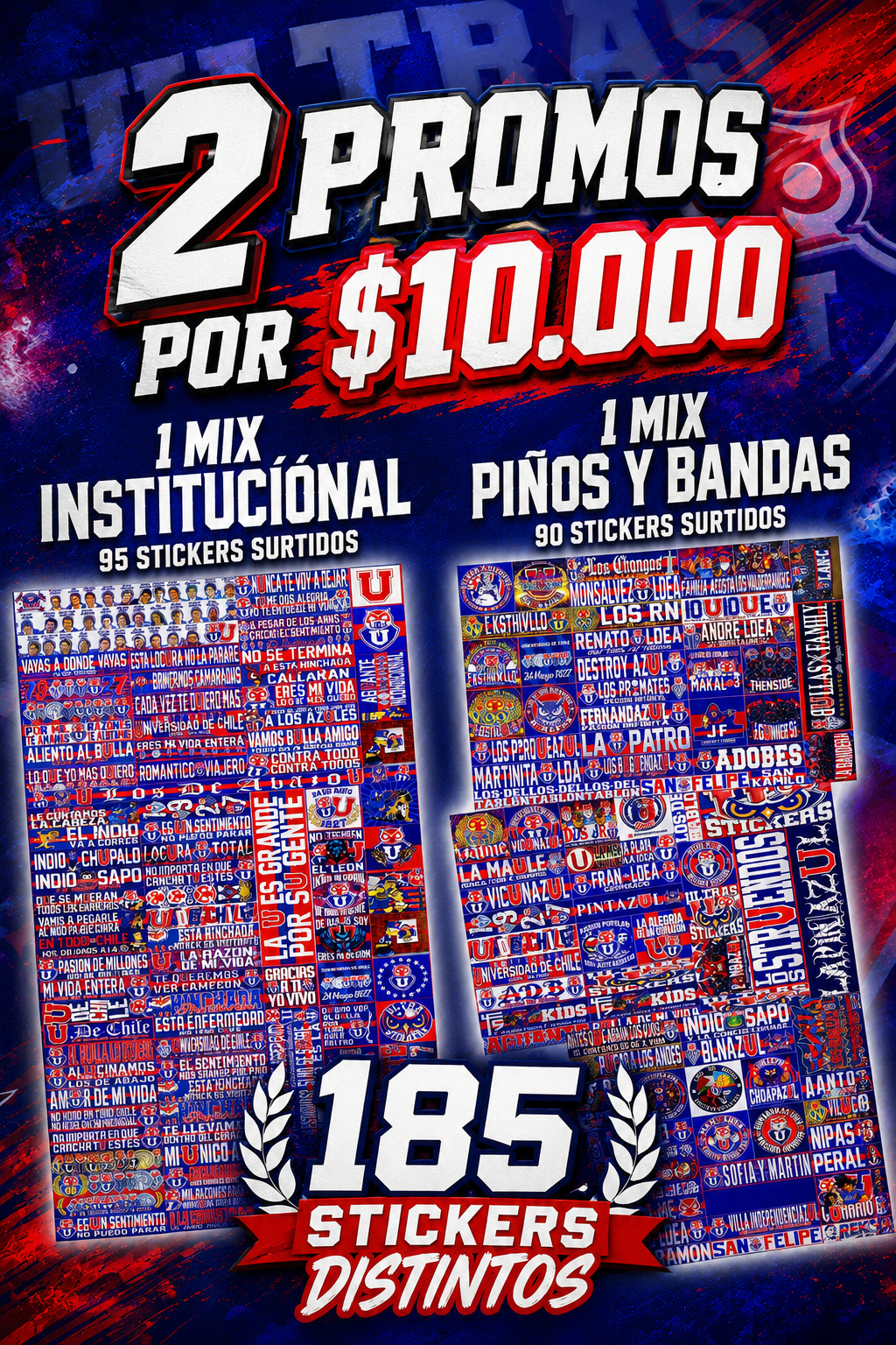 2 PROMOS STICKERS