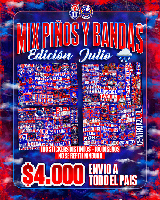 MIX PIÑOS Y BANDAS - EDICIÓN JULIO